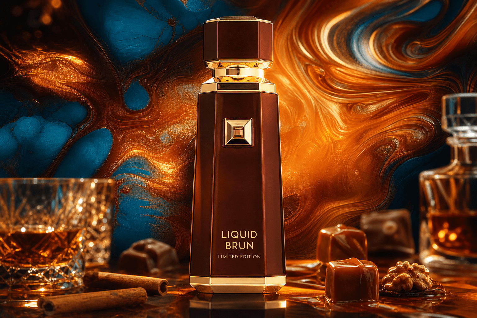 French Avenue Liquid Brun Limited Edition illusztrált parfümkép